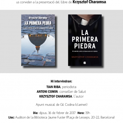 La presentació del llibre de Krzysztof Charamsa