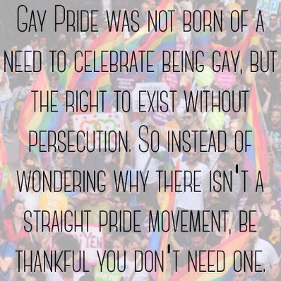 Thanks God we have Gay Pride